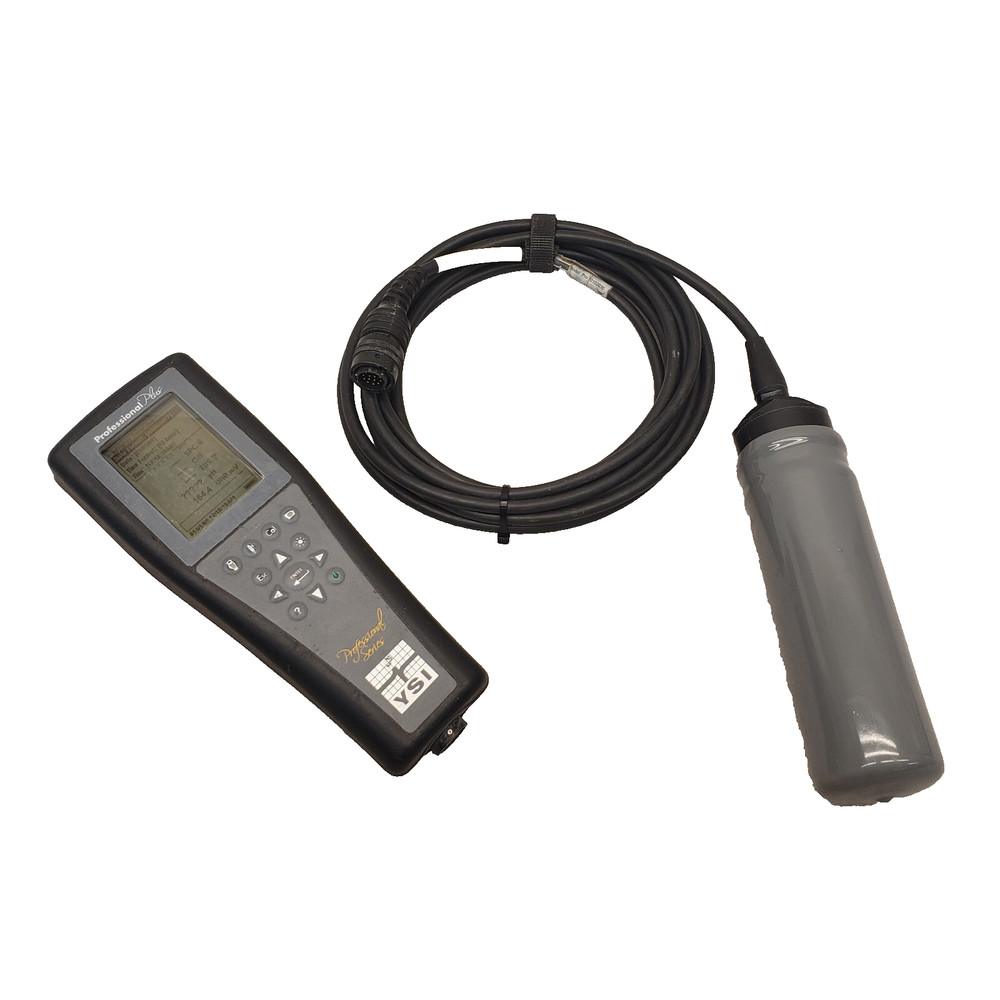 YSI ProPlus Instrument + ProComm II Saddle & ProQuatro 4m Quad Sensor Probe Kit