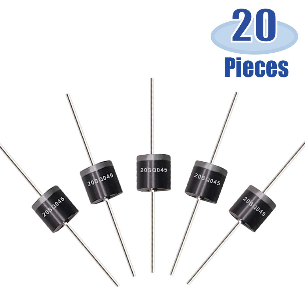 20 Pcs 20SQ045 20A 45V Schottky Blocking Diode, Rectifiers Diode,Diode Axial Kit