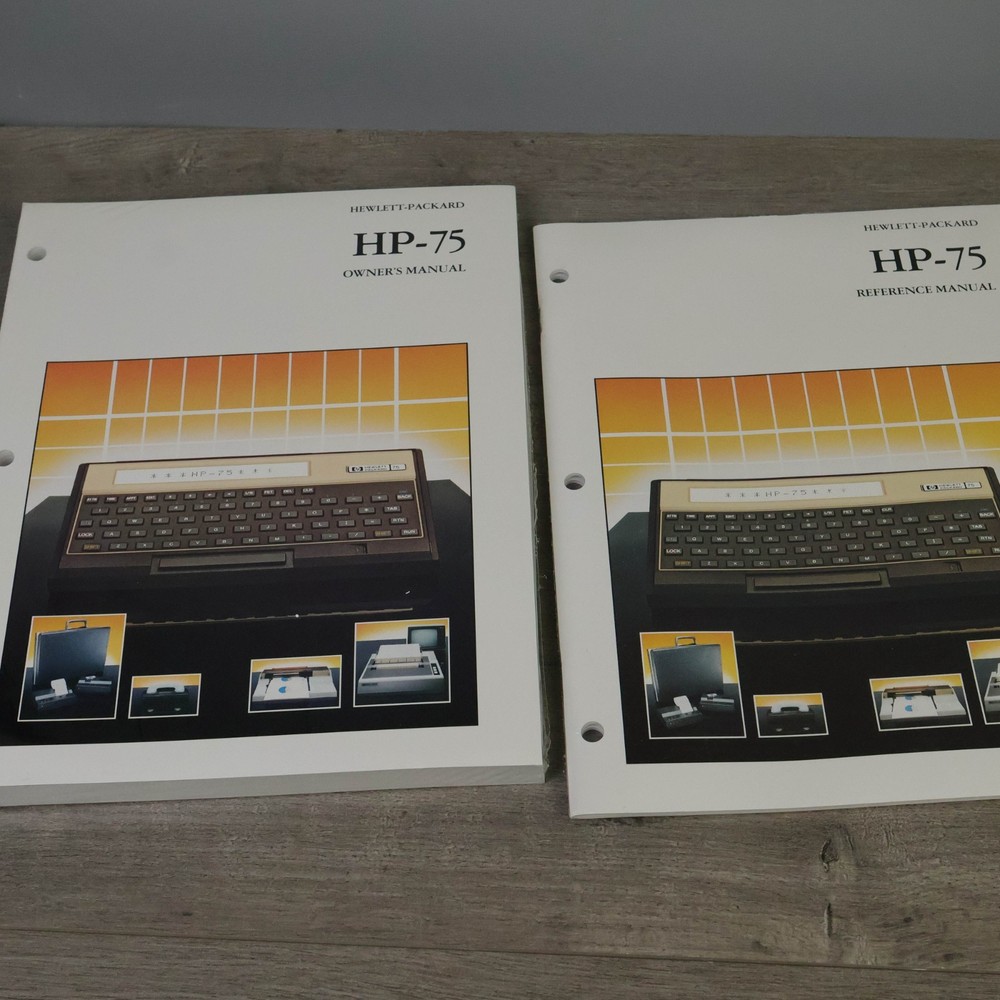 HP-75D Handheld Computer VTG Hewlett Packard EXCELLENT In Box Complete Bundle