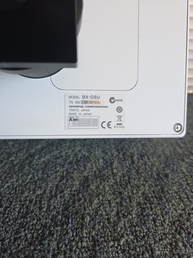Olympus Microscope BX-DSU Disk Scanning Unit Confocal Unit W Dsu-cad