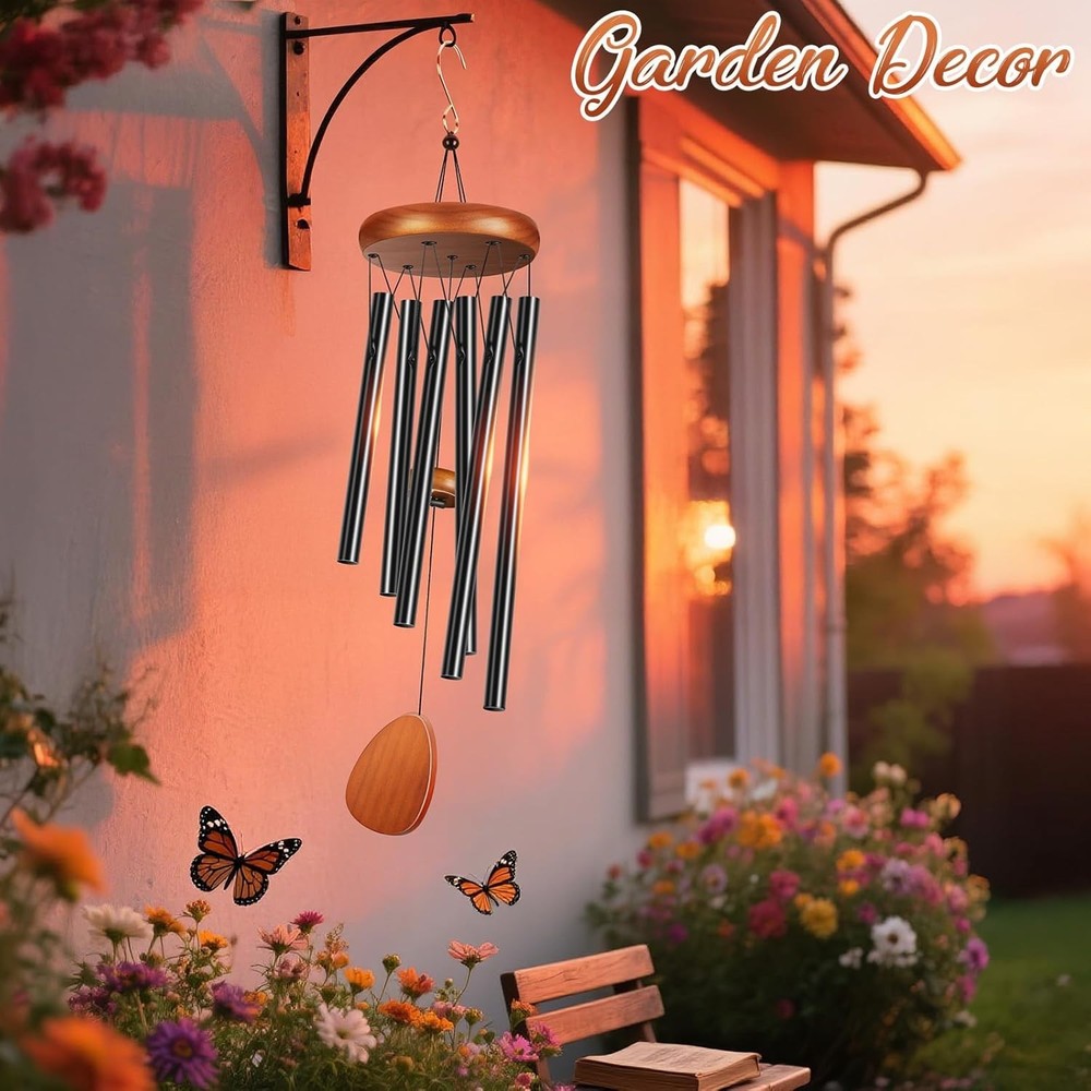 Unique Memorial Wind Chimes - Adjustable Sound for Relaxation and Reflection
