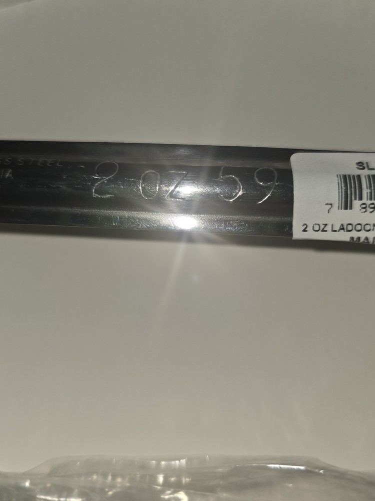 3-Piece Thunder Group Perforated Portion Controller Construction Ladles with...