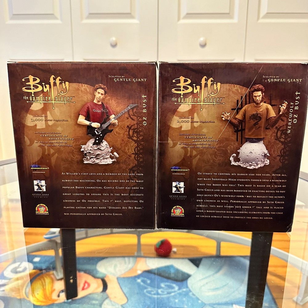 Buffy the Vampire Slayer Oz & Werewolf Oz Bust Set (PLEASE READ)
