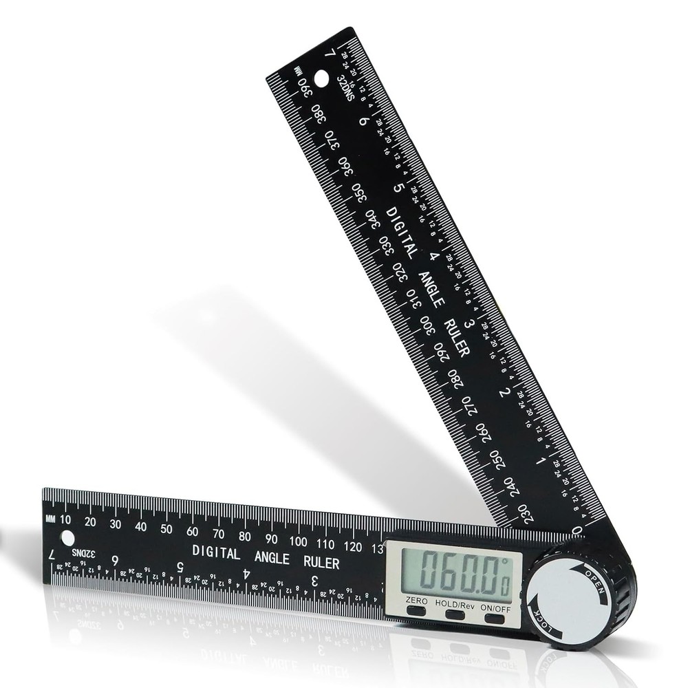 Third Generation Protractor Angle Finder, Digital Ruler with...