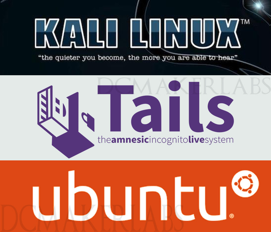 4-in-1 Multiboot USB w/ Tails OS, Kali Linux, Ubuntu LTS | Bootable Linux