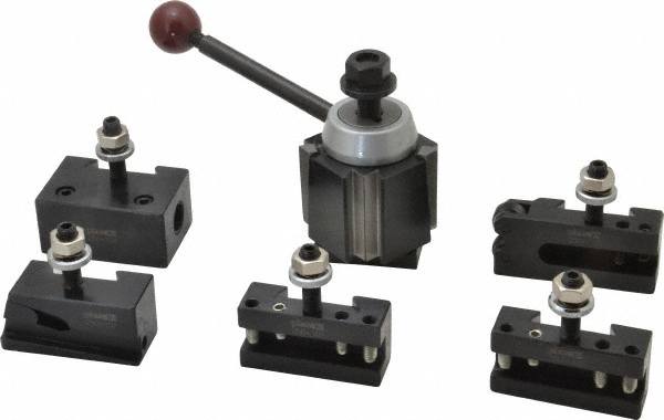 Phase 2 II Quick Change Tool Post Set 5 Holders Wedge Style 251-111 Aloris AXA