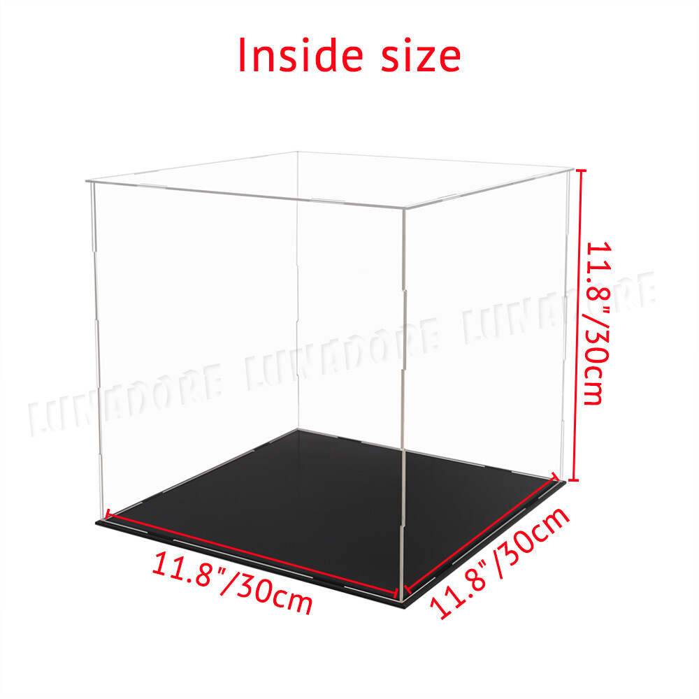 Large Acrylic Display Case Box Diecast Collectibles Basketball Figure Dustproof