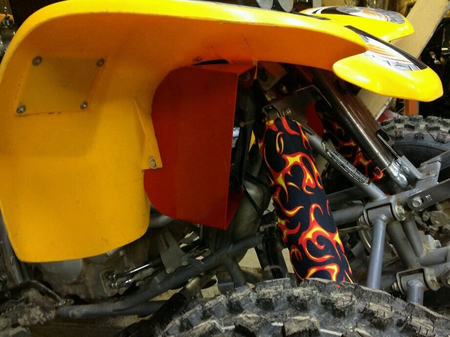 HONDA TRX400EX - TRX400X RADIATOR AIR SCOOPS 1993-2004 /TRX400EX-400X alum wow