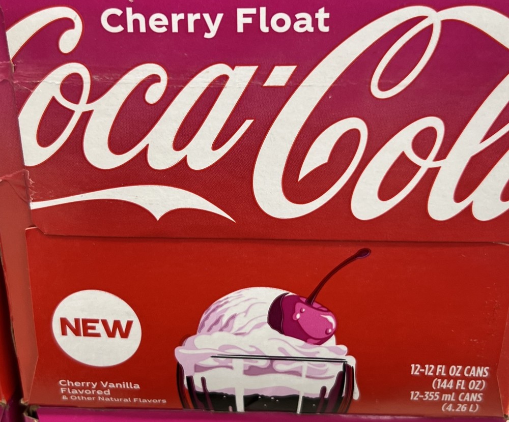 Coca Cola Cherry Float Soda 12 pack Coke
