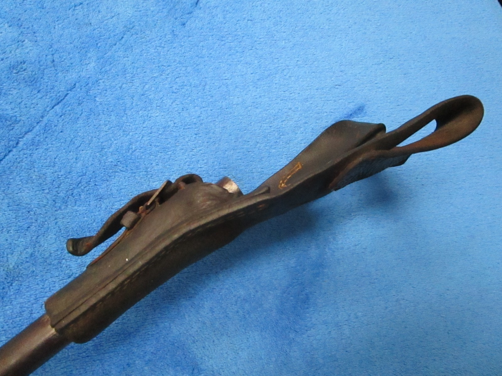 ORIGINAL ANTIQUE M1886 FRENCH LEBEL "ROSALIE" BAYONET AND SCABBARD WITH FROG