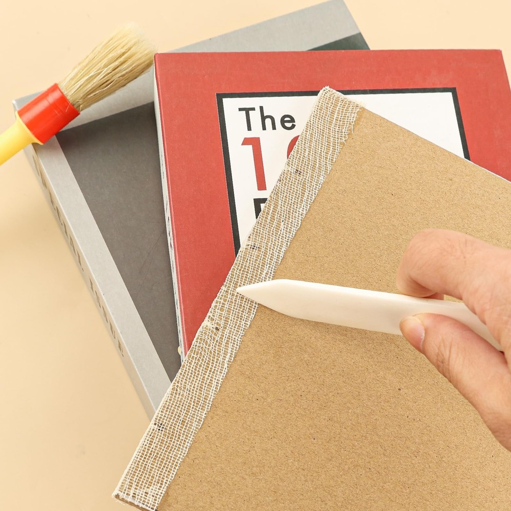 Bookbinding Tool Kit Awls Bone Folder Bristle Brush Needles Linen Thread Beeswax