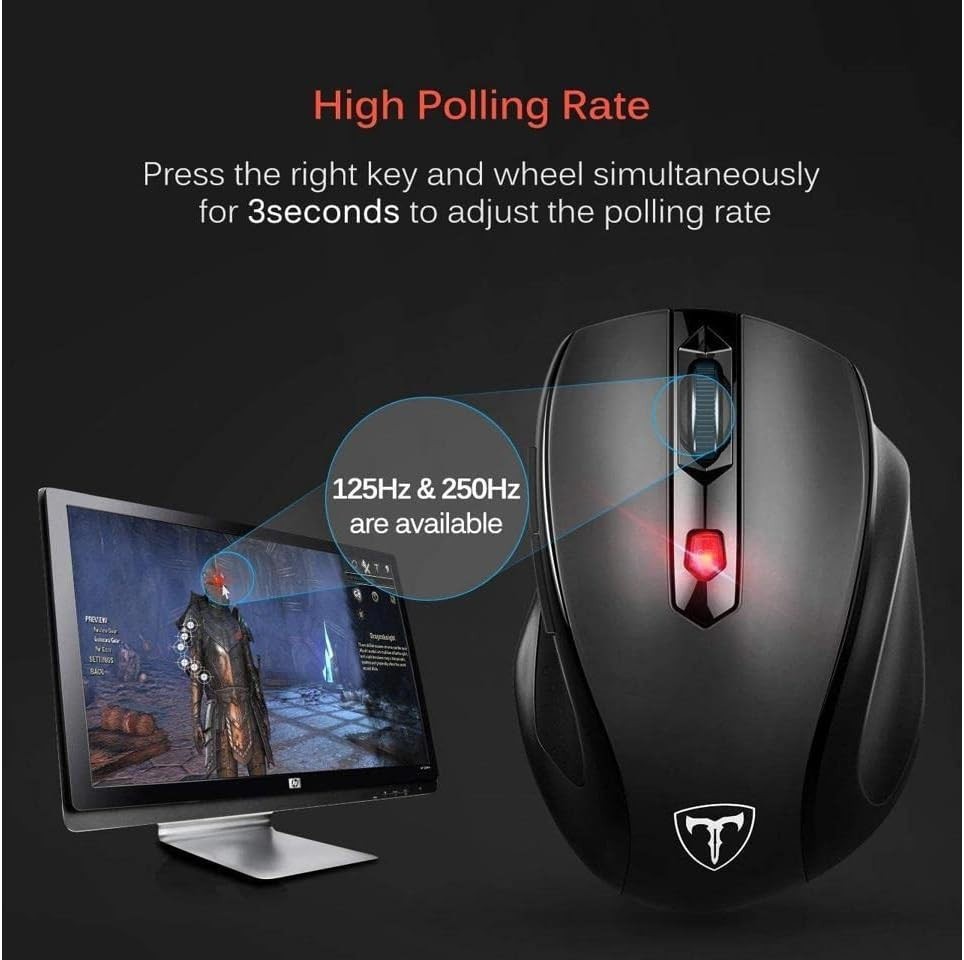 Gaming wireless mouse 2.4ghz