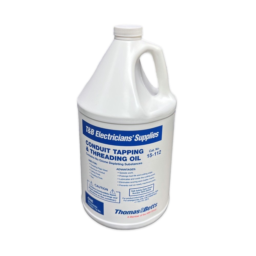 15-112, Thomas & Betts, Gal Conduit Threading Oil