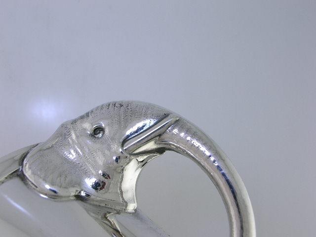 Rare Sterling INTERNATIONAL / WATROUS Cup / Mug w/ Elephant Handle ~no mono