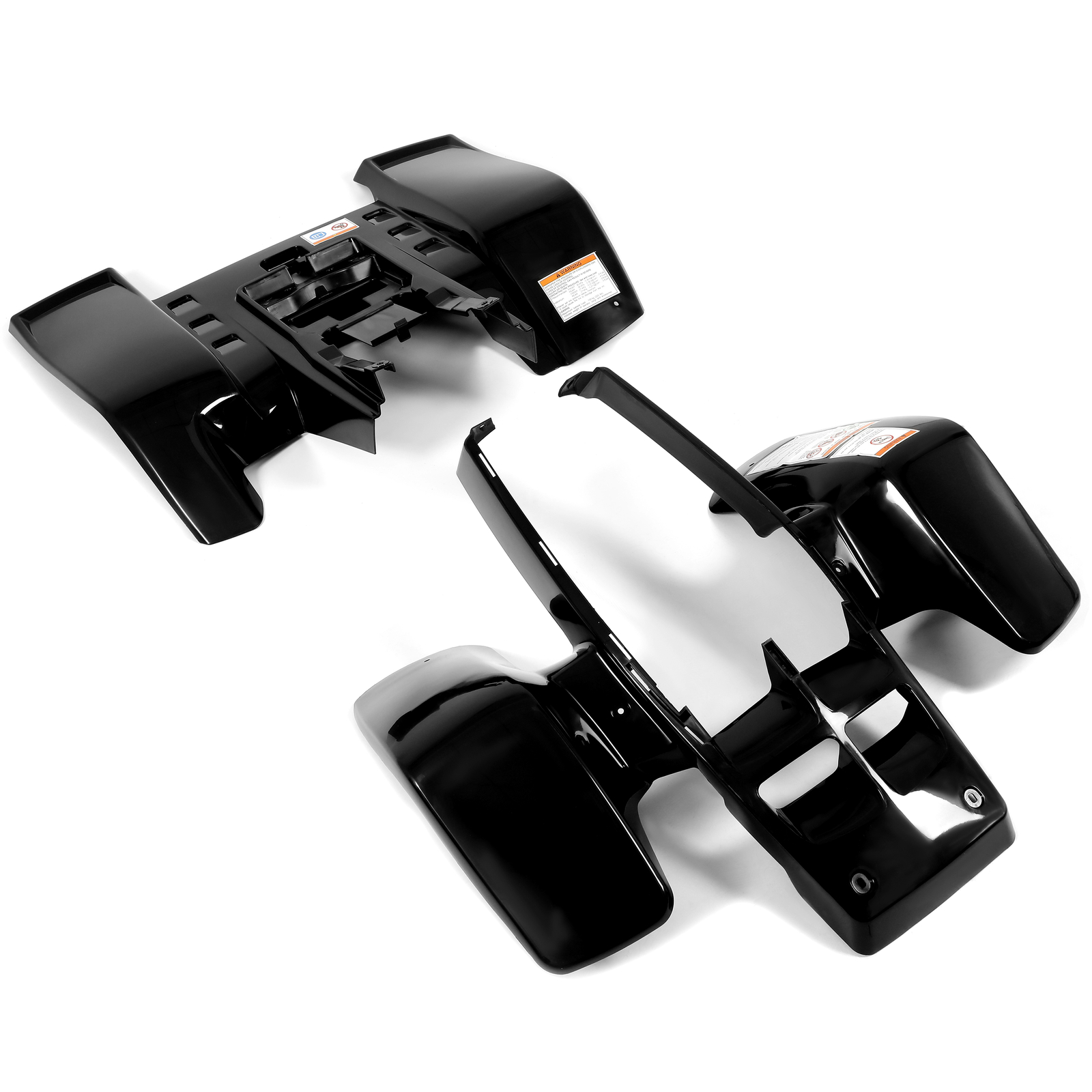Front + Rear Fenders Plastic Body For 1987-2006 Yamaha Banshee 350 YFZ350 BLACK