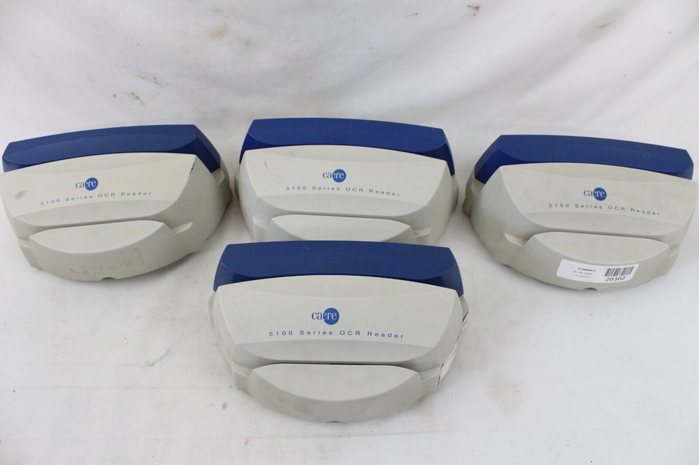 4 Used Caere Optical Character Recognition OCR Reader 5100 Series 5133A Scanner
