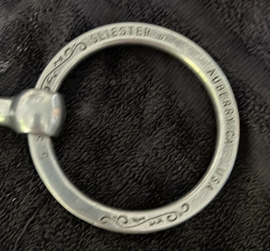 ~**Vintage**~ Sliester Engraved Ring Snaffle Bit!!