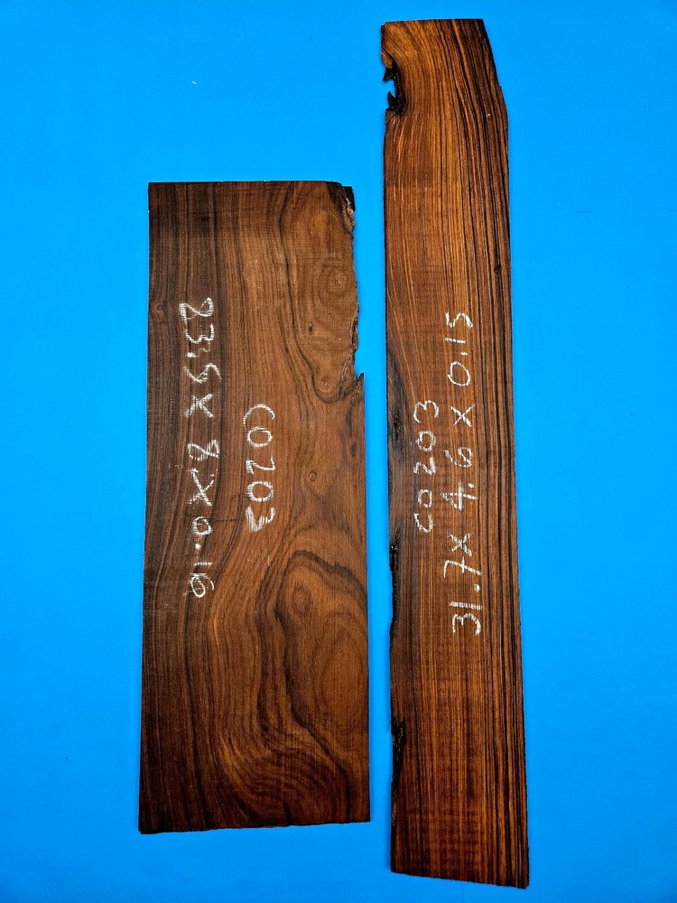 Cocobolo guitar back and sides set CO203