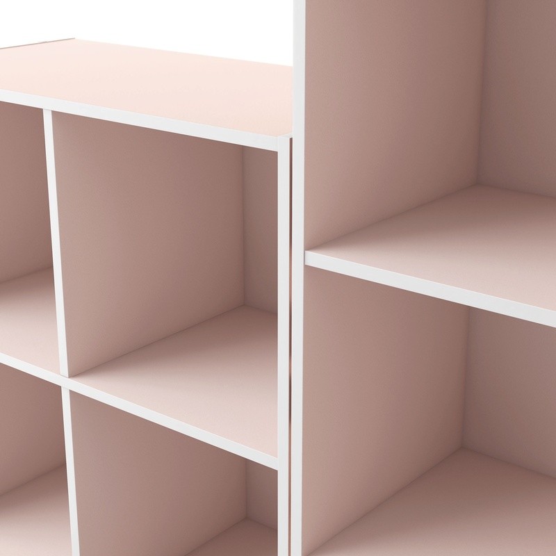 Stackable Cube Storage Shelves Modern Bookcase Organizer Office Kids Room New