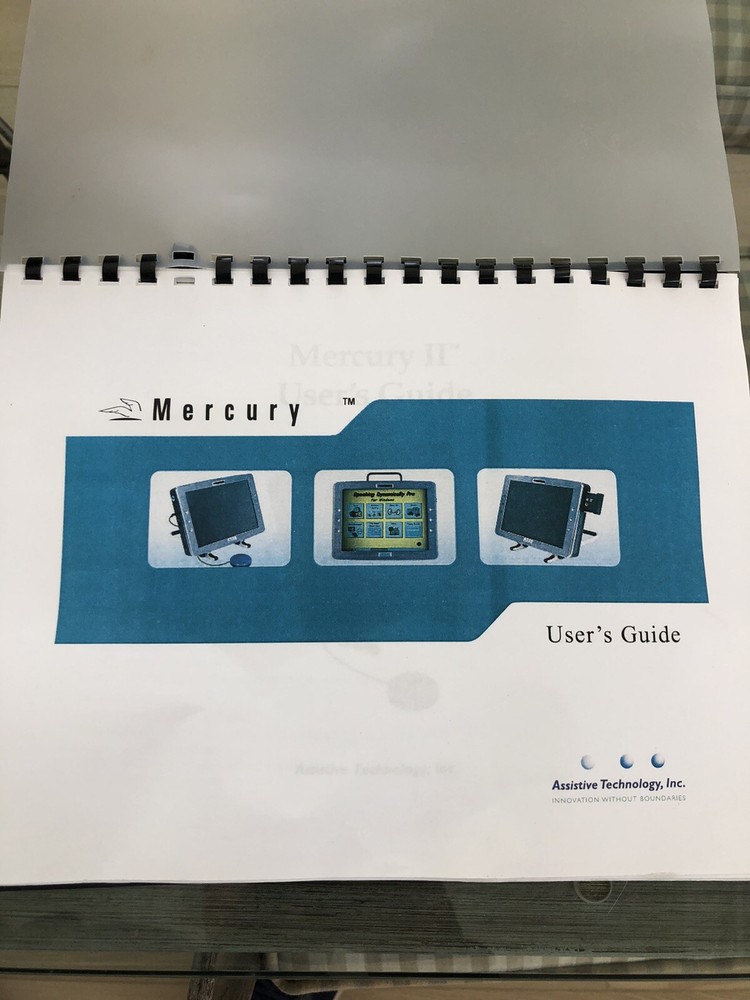 Mercury 2 Augmentative and Alternative Communication AAC device. Untested AS IS