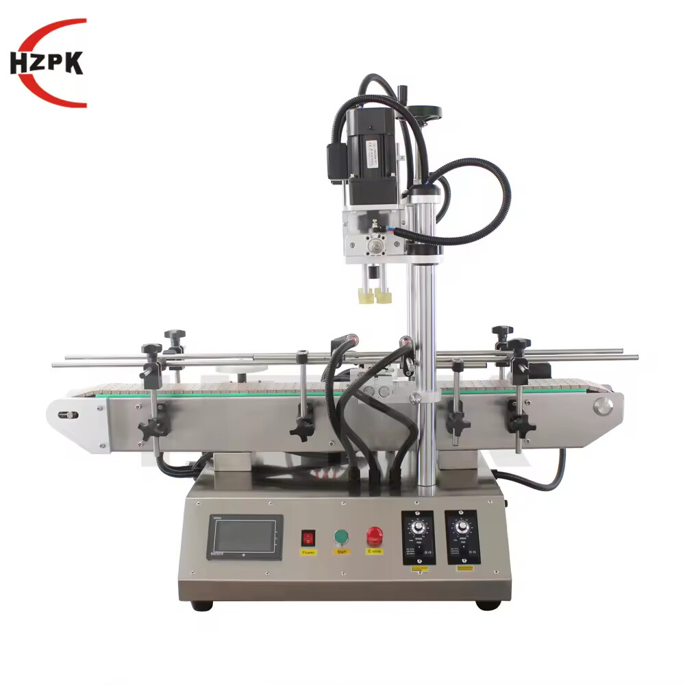 Automatic Desktop Filling Capping Labeling Machine Line Small Bottle Fill System