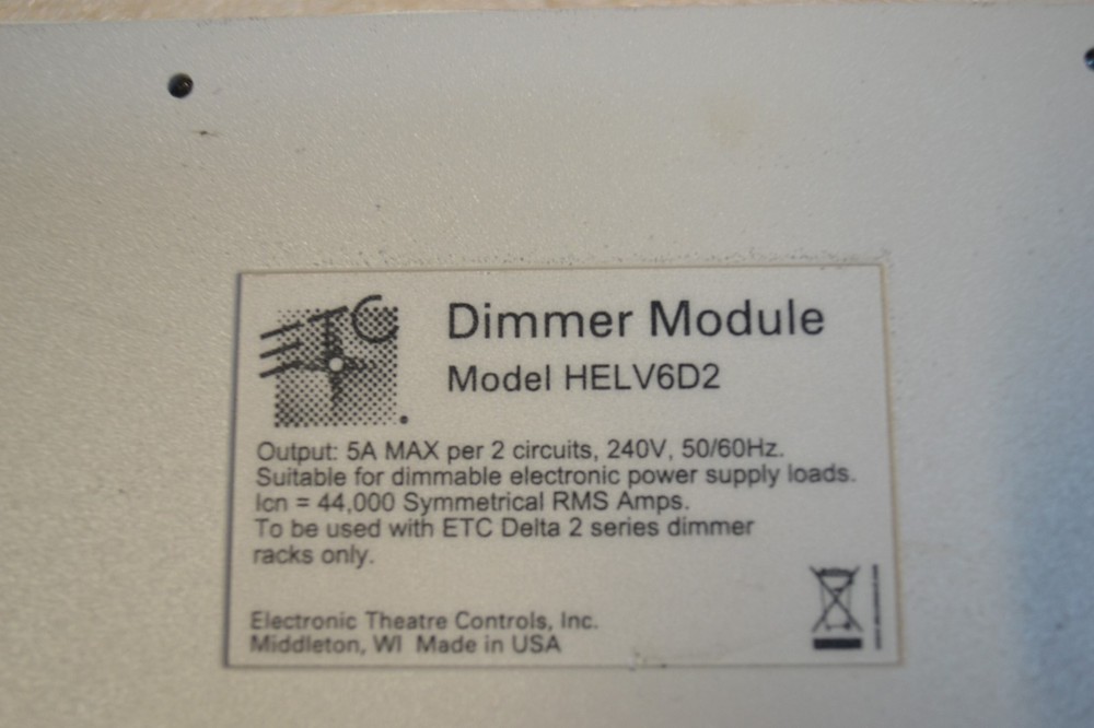 ETC DIMMER MODULE HELV6D2