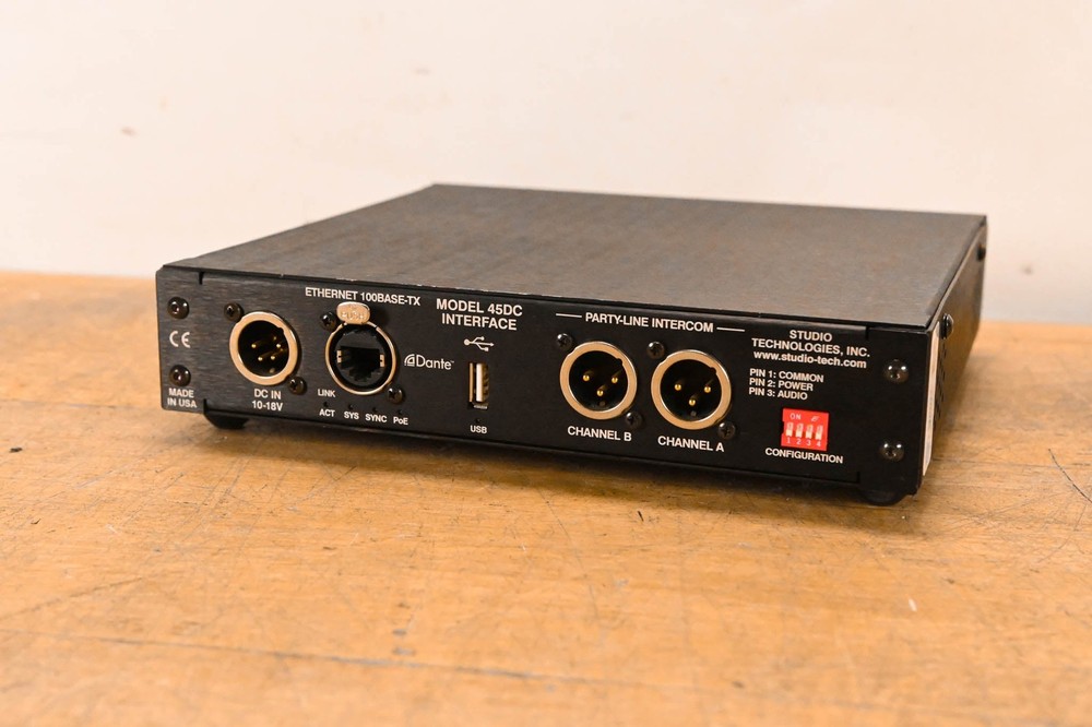 Studio Technologies 45DC Dante Intercom Interface (NO PSU) CG01SP7