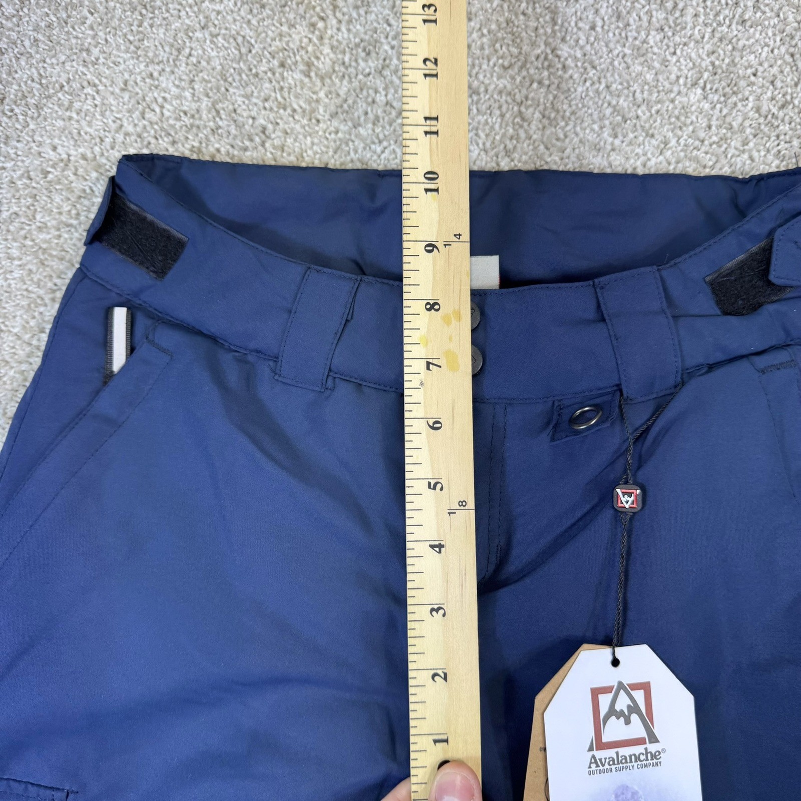 Avalanche Ski Pants Youth XL 16 Navy Blue Insulated Cargo Snow Pants AGP9904