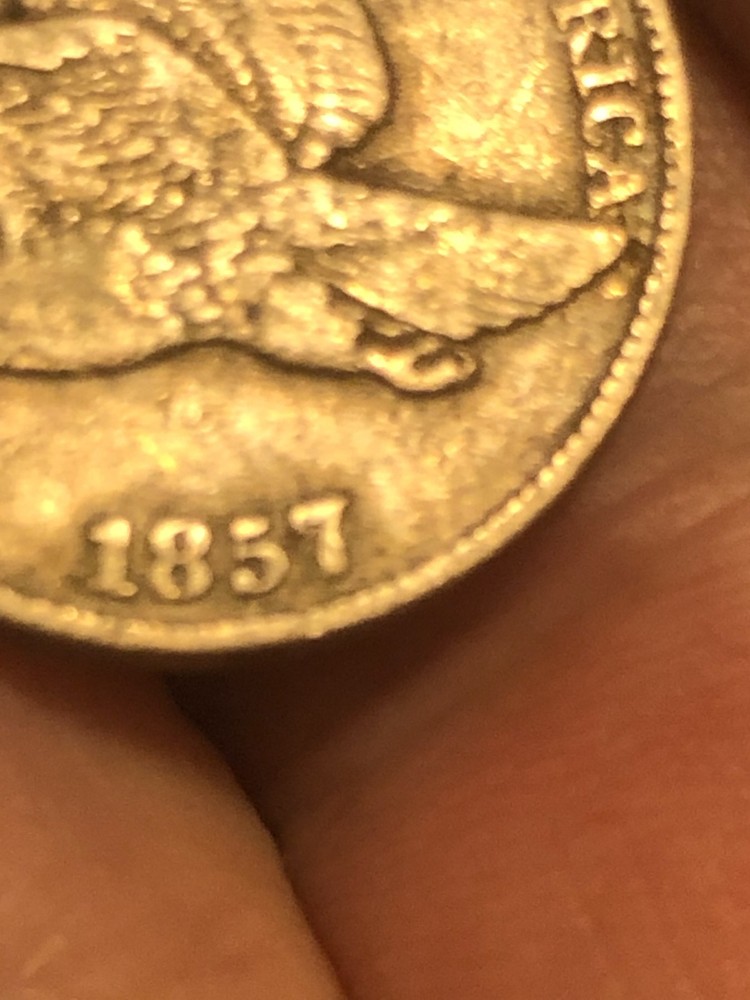 1857 Flying Eagle Penny One Cent