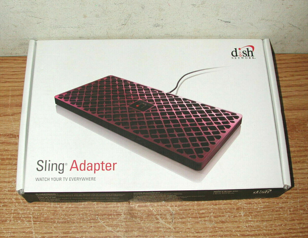 DISH NETWORK RED SLING ADAPTER HOPPER MODEL SB700-100 WITH BOX