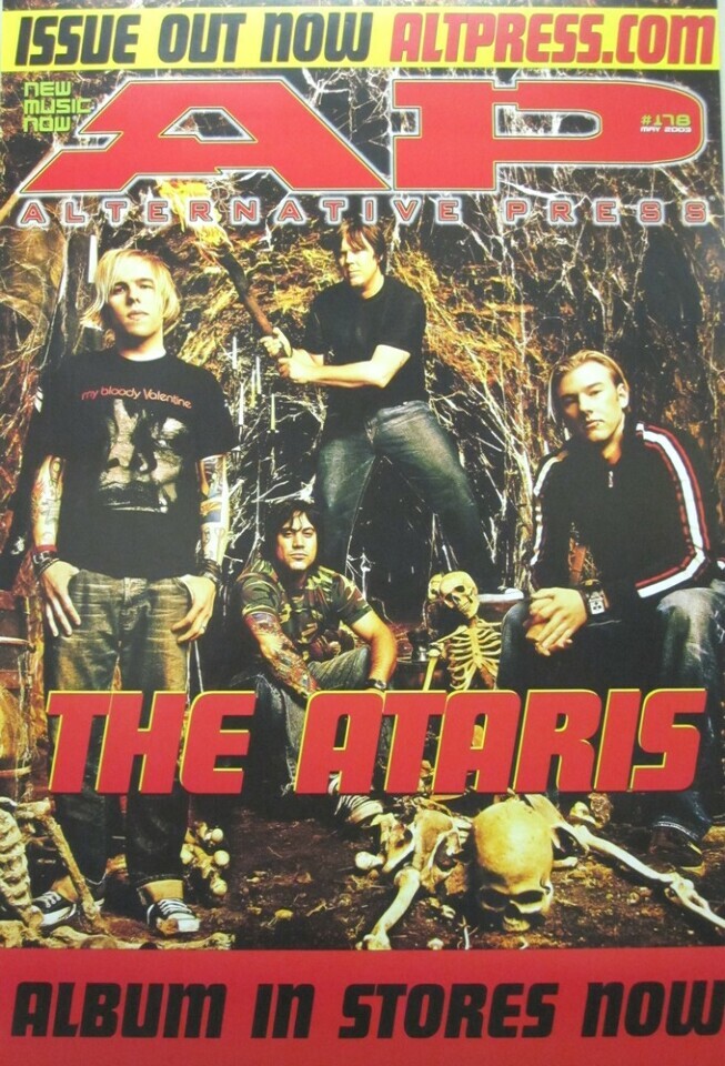The Ataris 2003 Alternative Press promotional poster Flawless New Old Stock