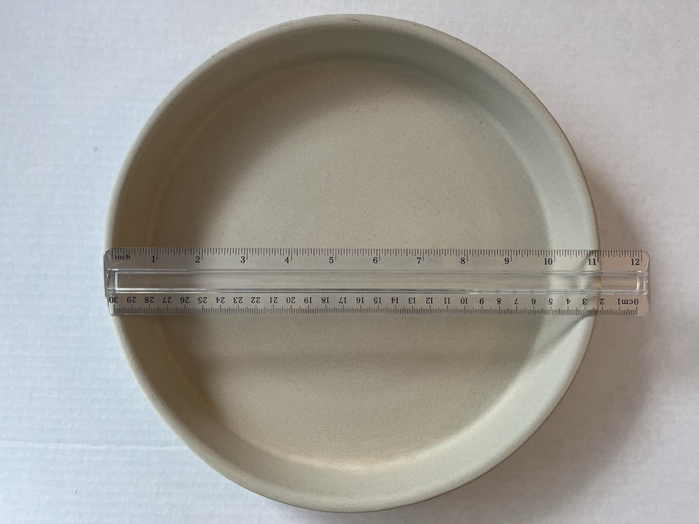 Pampered Chef Deep Dish Round Baker 11" Stoneware Dish, #065, EUC