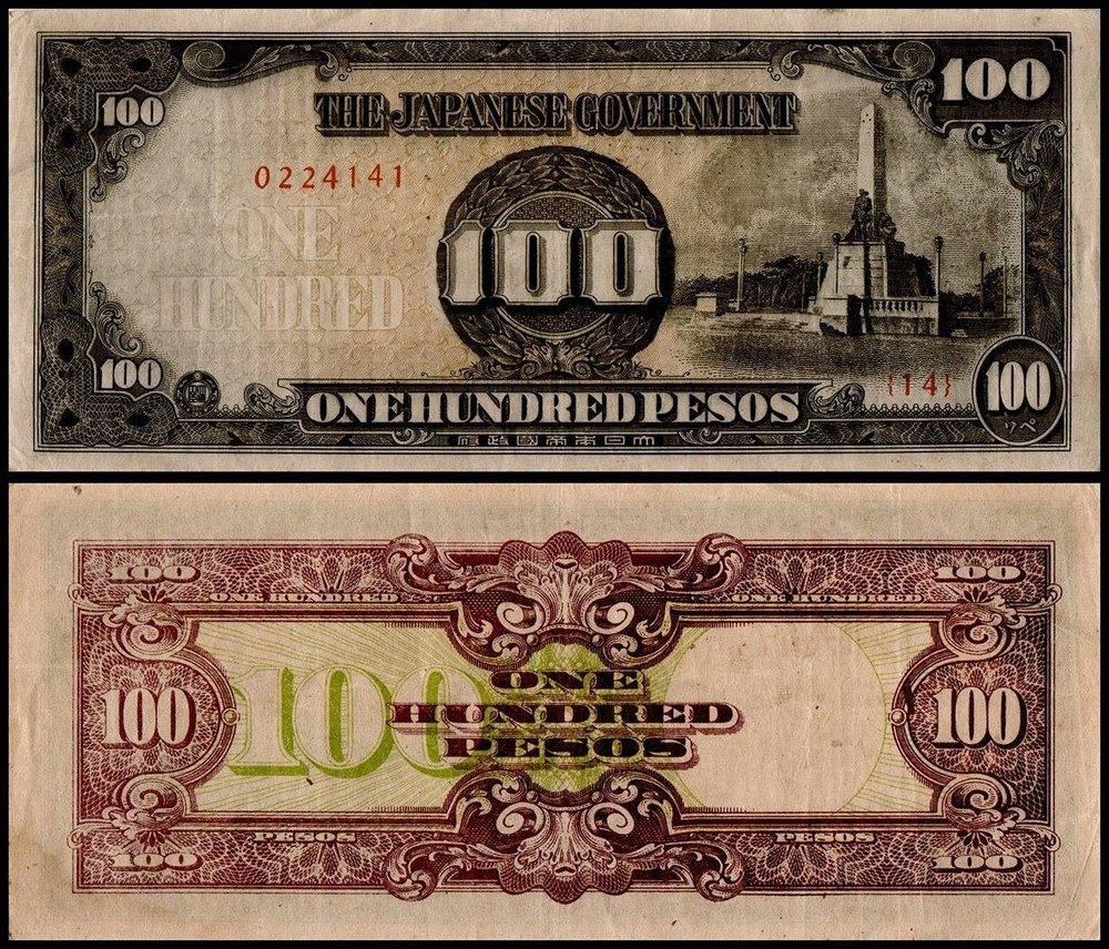 Philippines 100 Pesos, 1944, P-112, Used