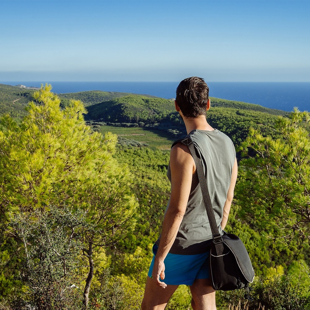 59" Shoulder Strap, 1.5" Width Adjustable Strap with Padded Swivel Hooks, Red