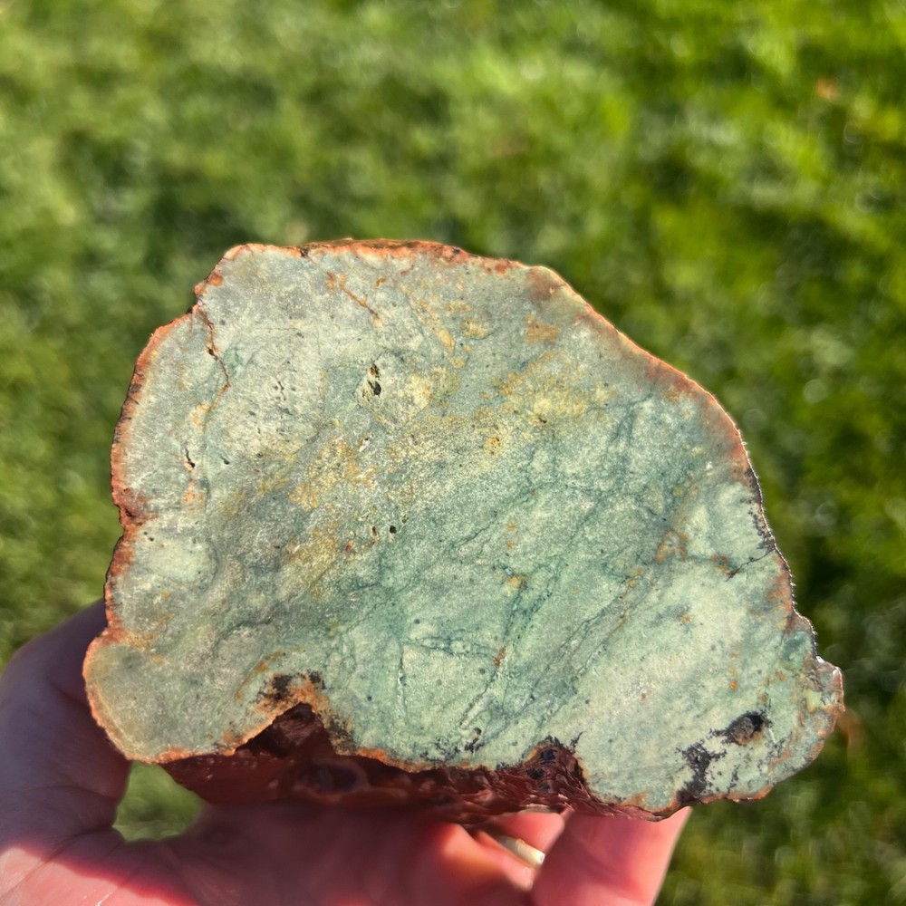 Rough Faced Green Jasper 2p 10oz (P25)