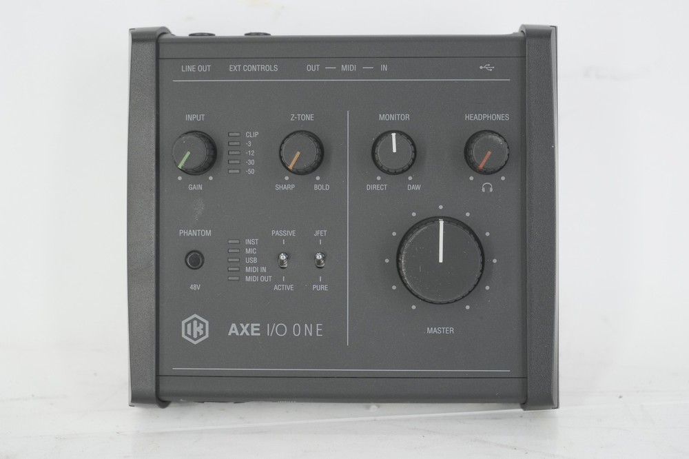 IK Multimedia AXE I/O ONE 1-Channel USB-C Audio Interface ISSUE