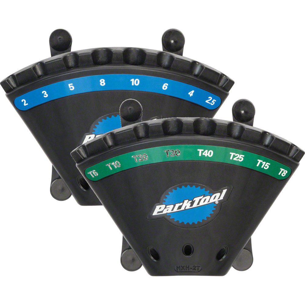 Premium Wall Mount Bicycle Tool Holder Bundle with Torx & Hex Wrench Storage