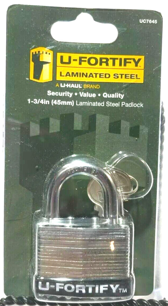 2X Pick & Pry Resistant Laminated Steel Padlock