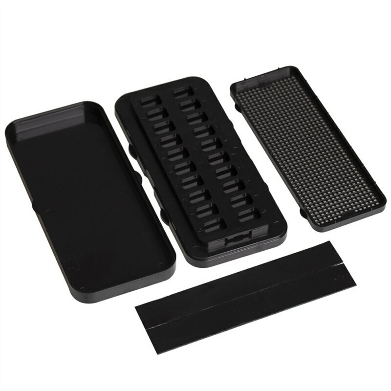 Patch Tooth Box Dental Ceramic Veneer Denture Storage Sterilization Box