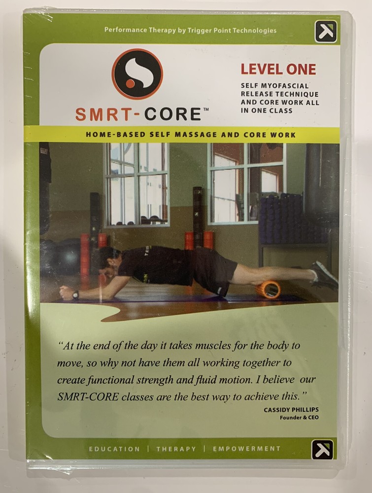 5 x Smrt core trigger point workout dvds, Brand new, foam roller work out
