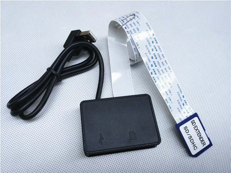 2in1 USB to SD Extension Cable Extender Reader Box Mobile Phone for Data Update