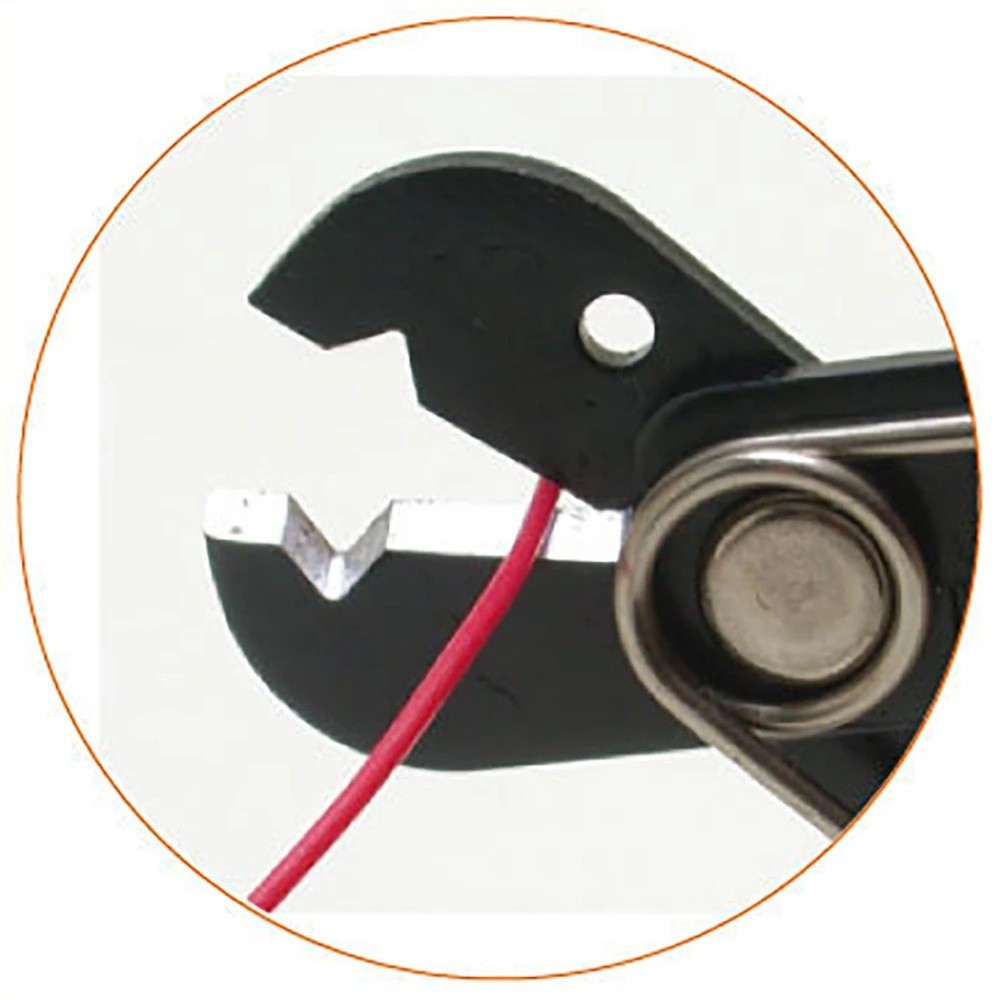 Electrical Wire Cable Cutting Single Hole Wire Stripper Flush Pliers Adjustable