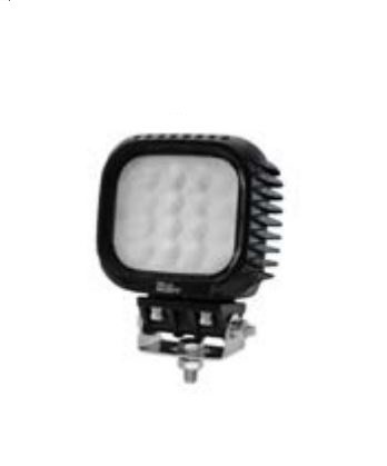 Hella 357109201 Work Light ValueFit 4.92 Inch Square Bracket Mount Single