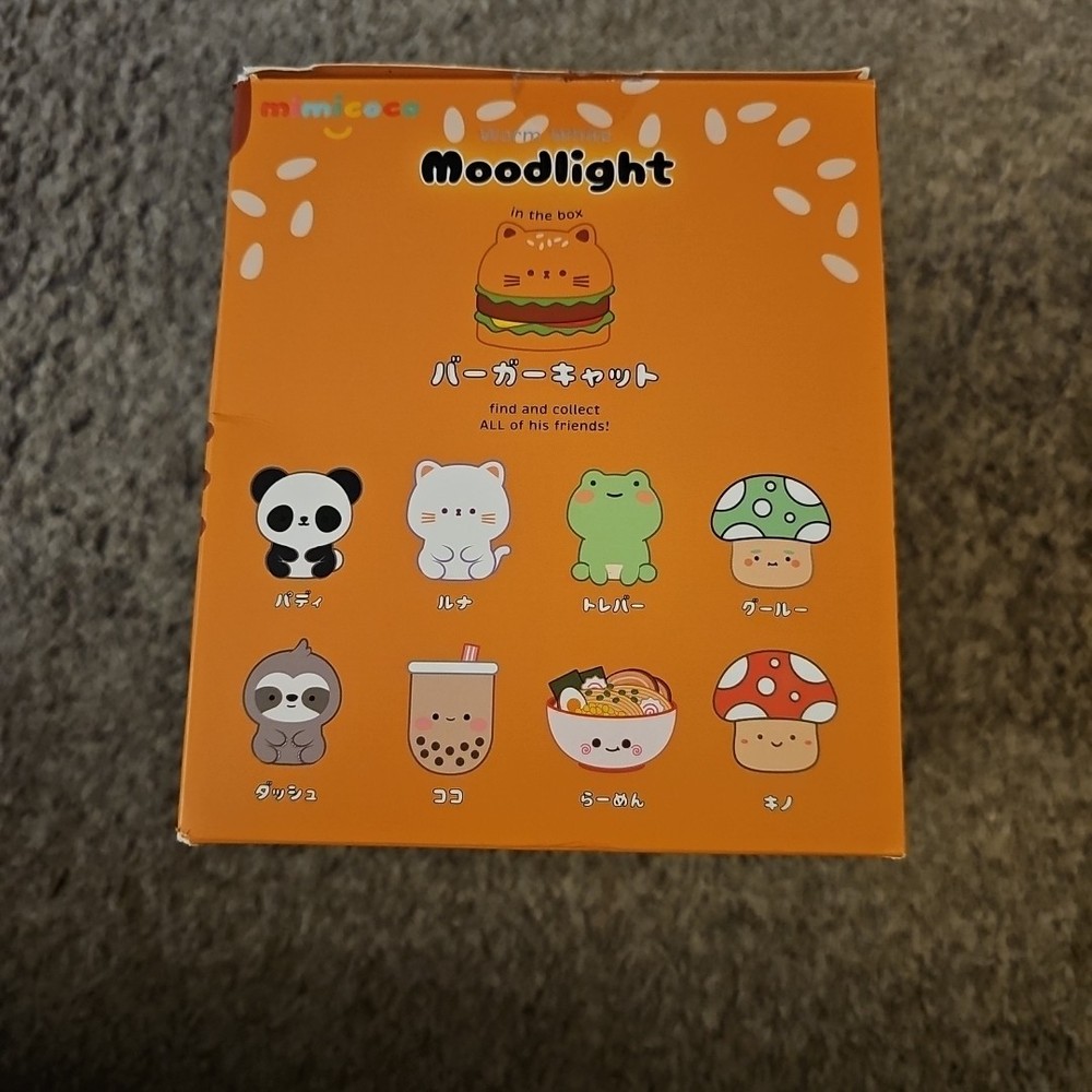 Mimicoco Warm White Moodlight BURGER CAT 🐱 Tested