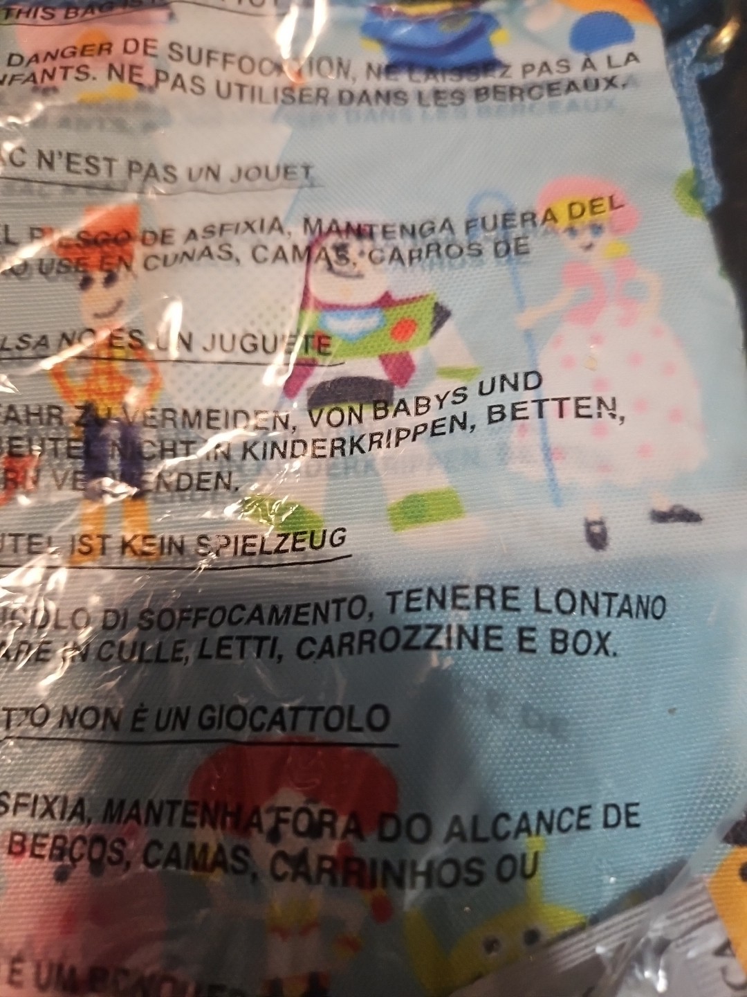 Disney Pixar Toy Story Chelsea Passport Crossbody Bag Rare