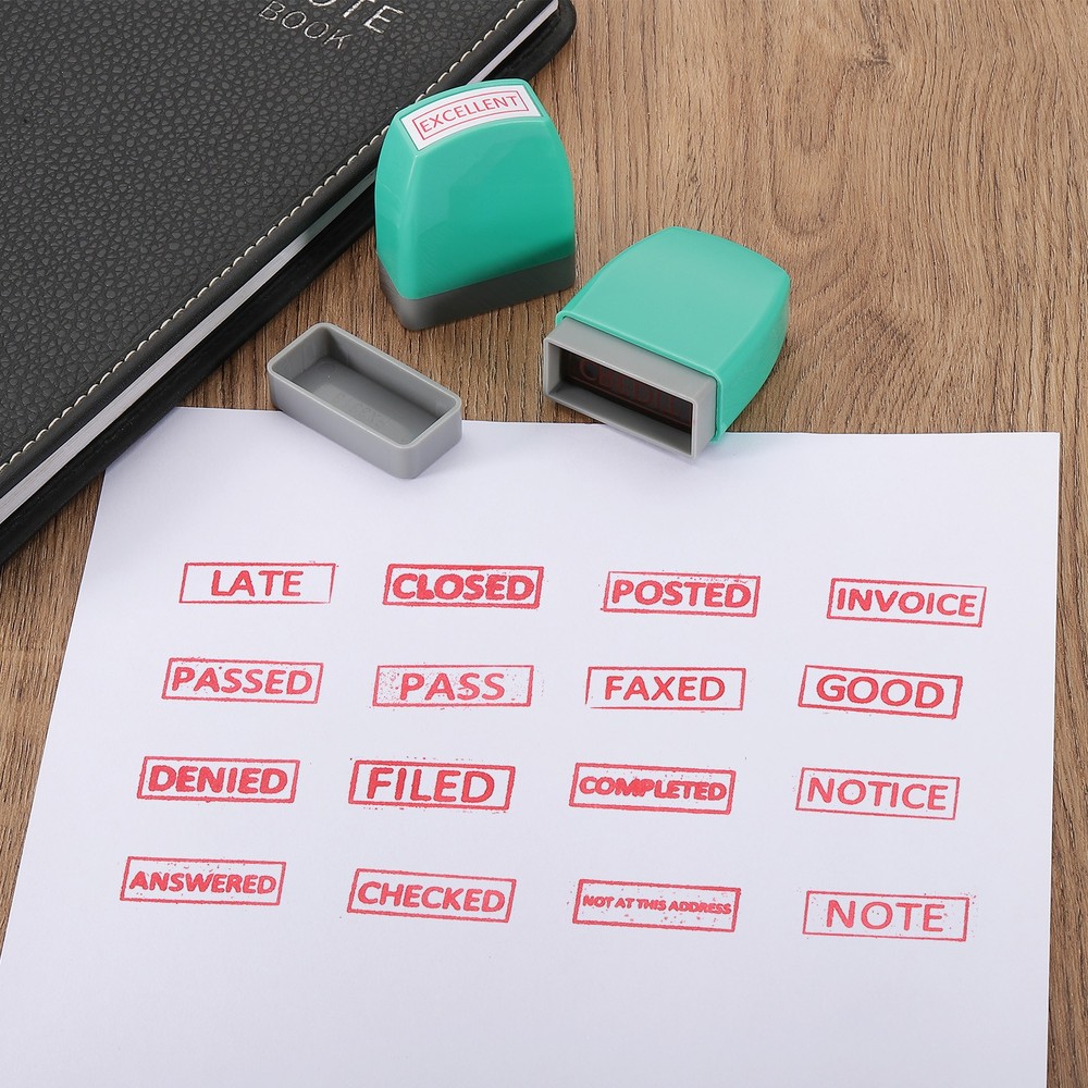 Sample Notice Stamp, Office Stamp Pre Inked Stamp, Green