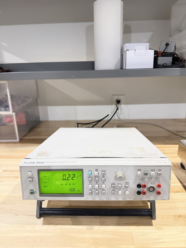 FLUKE PM6306 LCR PROGRAMMABLE AUTOMATIC RCL METER DC - 1MHZ (TESTED) SHIPS FAST