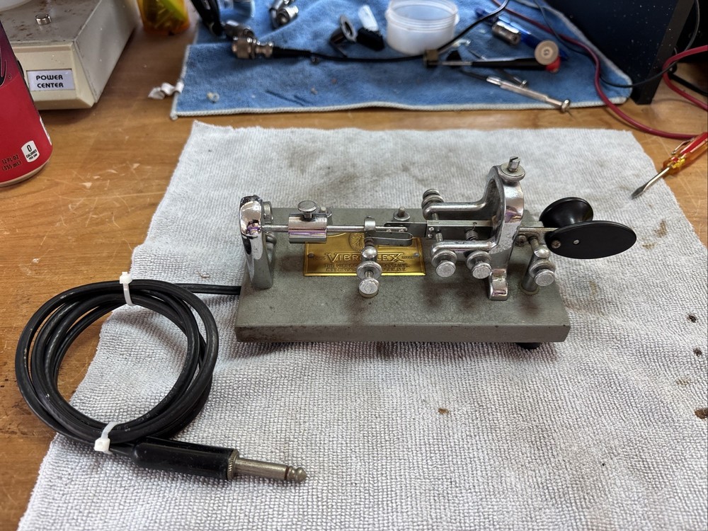 Vibroplex Key  Telegraph Morse Code Ham Radio