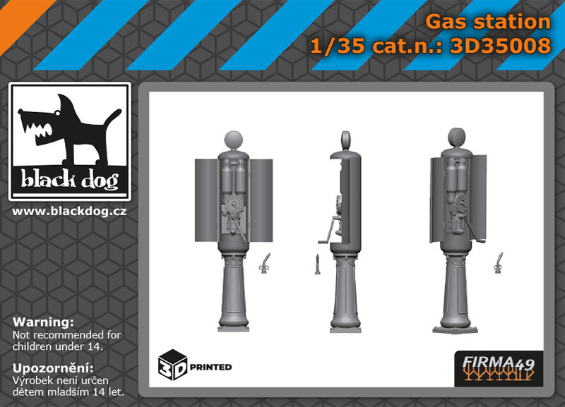 Black Dog 1/35 Gas Station