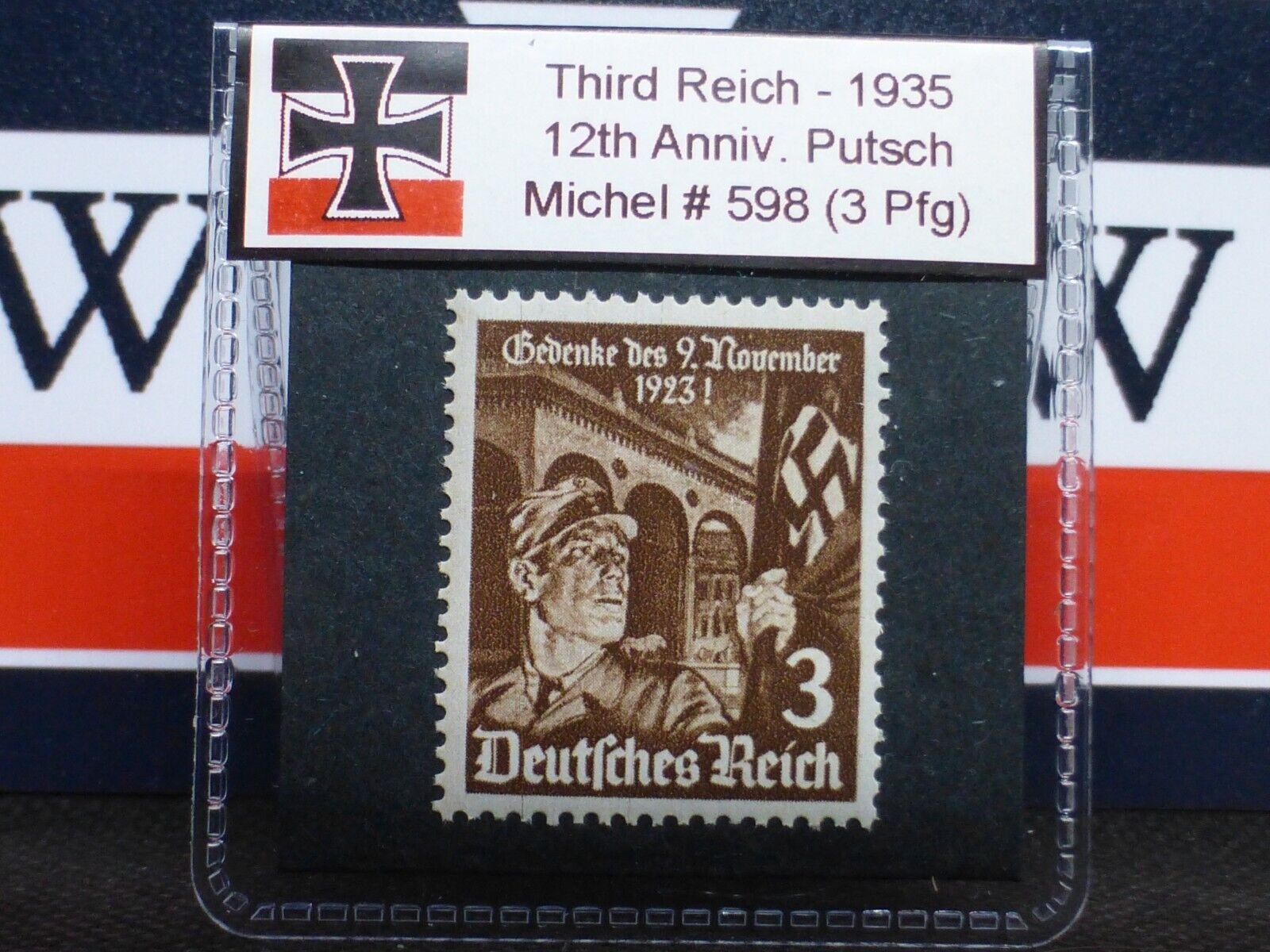 Nazi History Coin / Stamp Album *with COA* - Adolf Hitler's Insurrection, Putsch